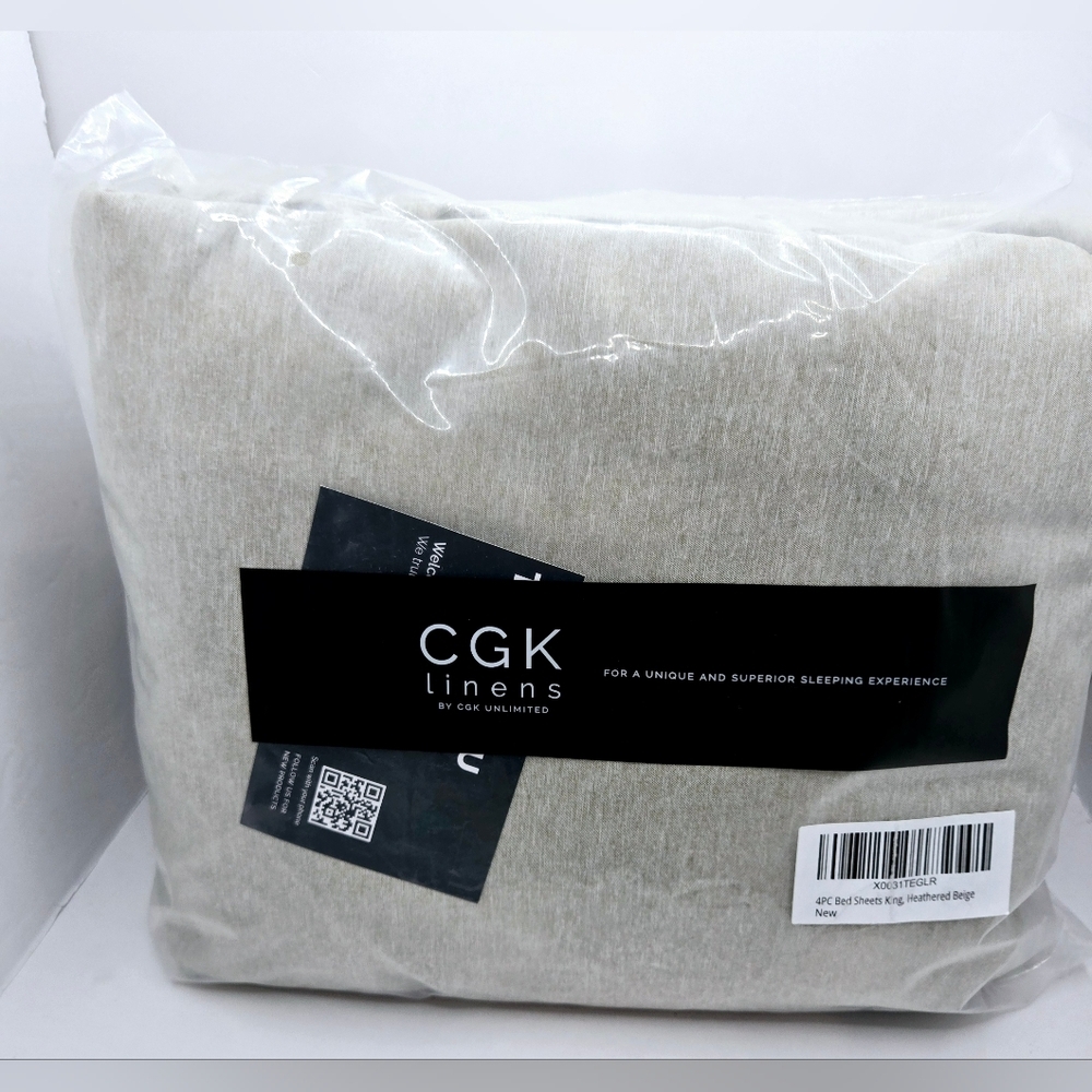 King Size 4 Piece Sheet Set - Comfy Breathable & Cooling‎ Sheets - Hotel Luxury